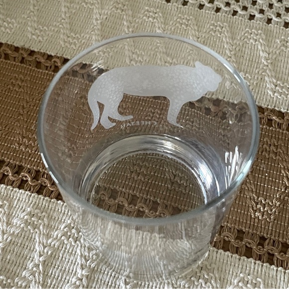 Vintage Georg Jensen Etched Cheetah Clear Glass - Picture 3 of 9